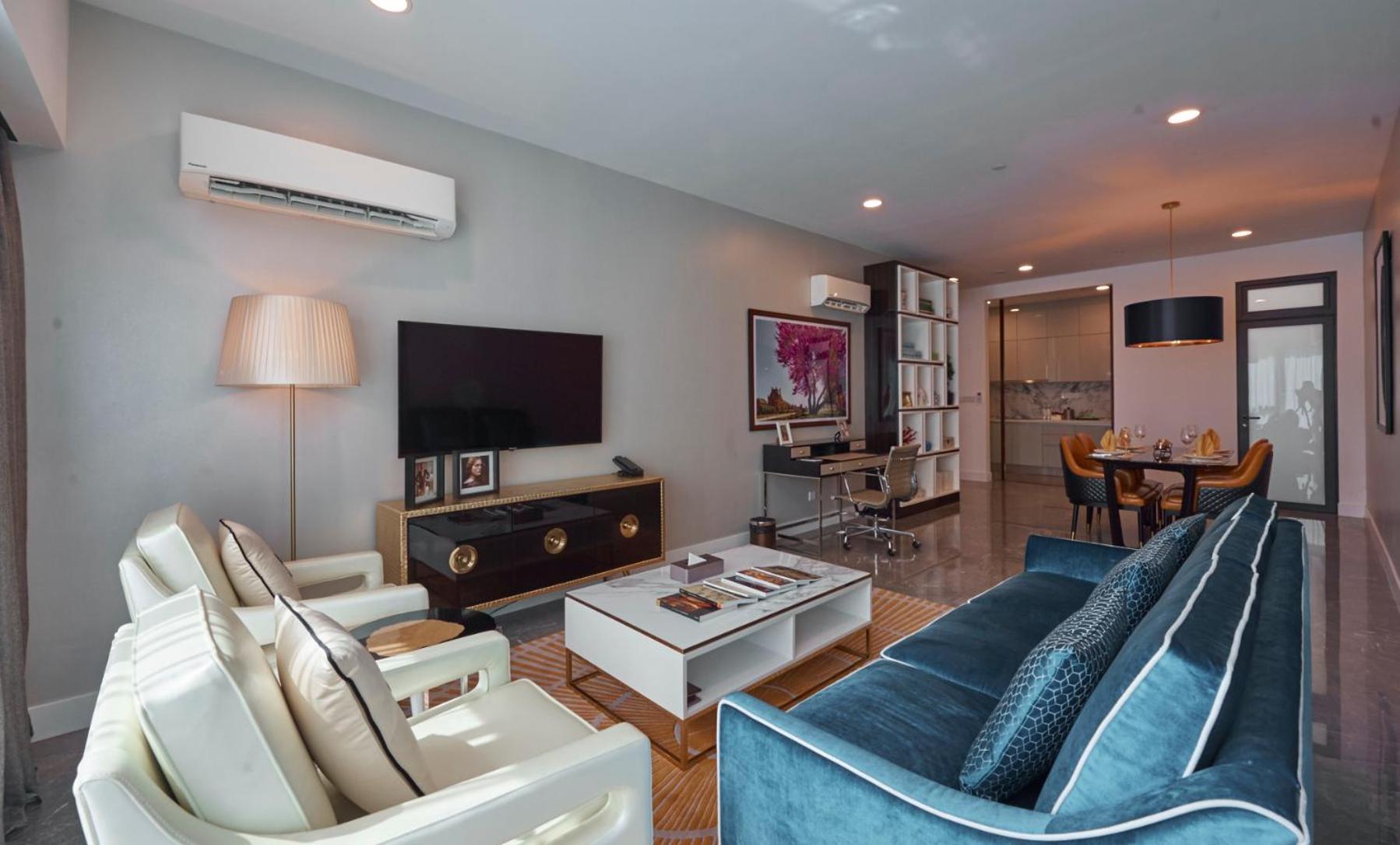 קואלה לומפור The Face Style Hotel מראה חיצוני תמונה A living room in a condominium
